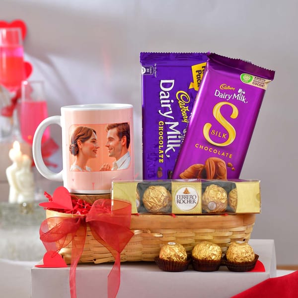 Personalized Mug & Chocolate Hamper