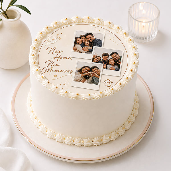Personalized New Home New Memories Cake