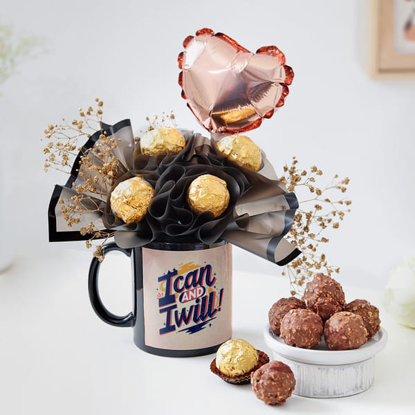 Personalized New Year Motivation Mug Arrangement