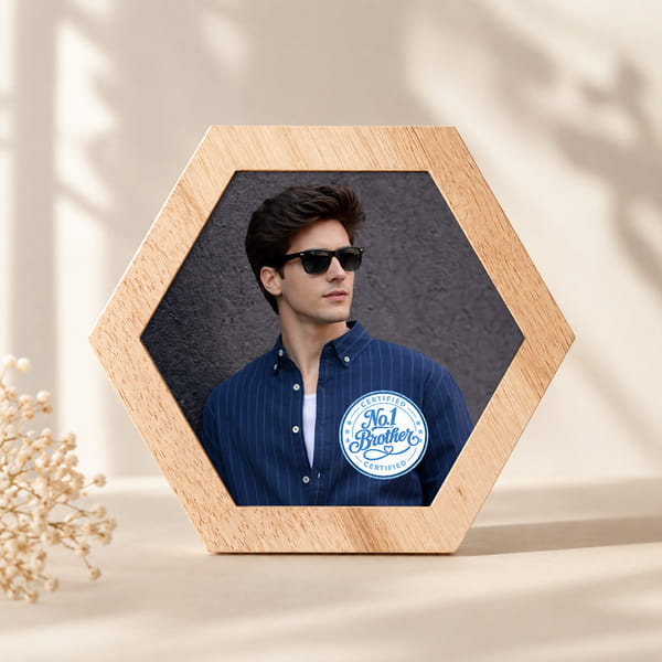 Personalized No.1 Brother Photo Frame