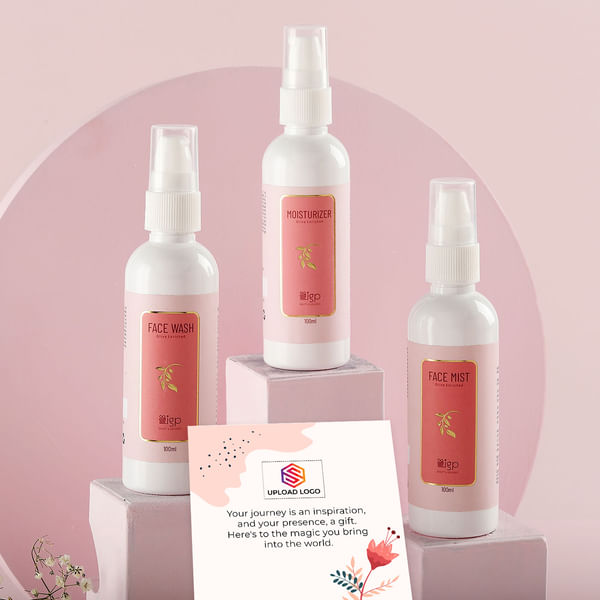 Personalized Olive Enriched Skincare Hamper - Women's Day