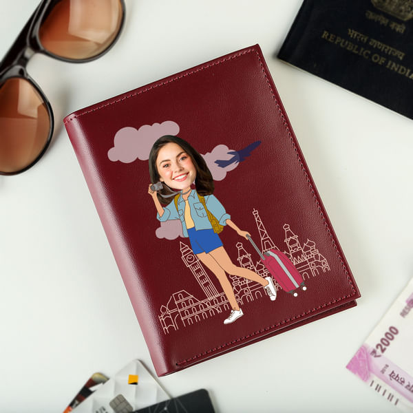 Personalized Passport Cover For Her