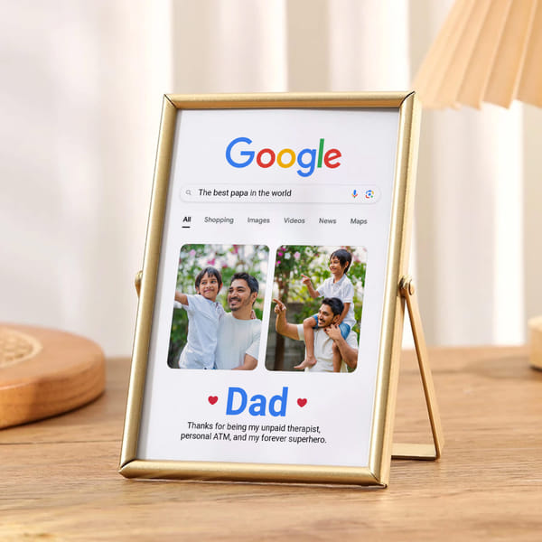 Personalized Photo Frame - For Dad