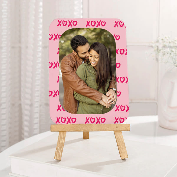 Personalized Photo Frame With Easel