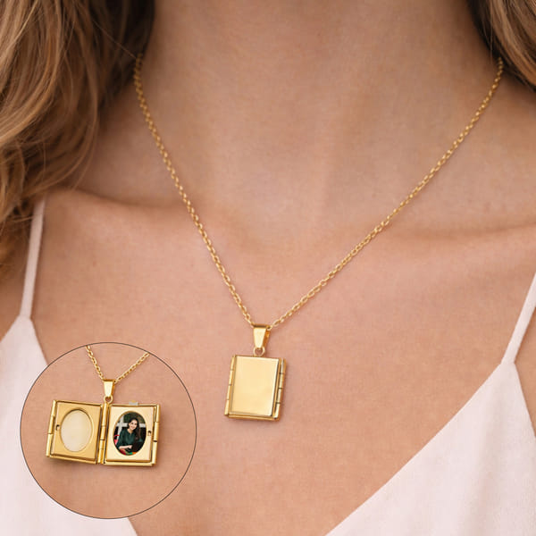 Personalized Photo Locket Necklace For Women's Day