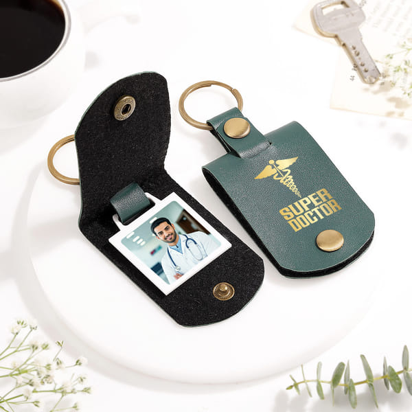 Personalized Photocard Keychain for Doctor's Day