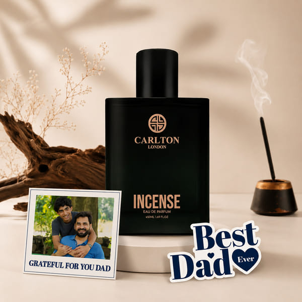 Personalized Photocard & Perfume Father's Day Set