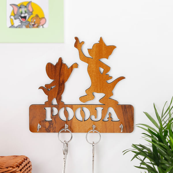 Personalized Playful Cartoon Key Holder