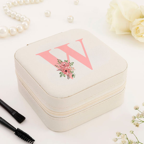 Personalized PU Leather Jewellery Organizer