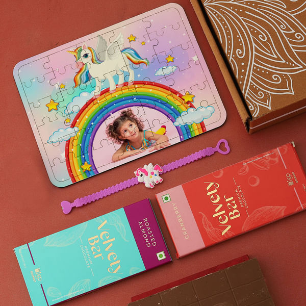 Personalized Puzzle Hamper for Kids