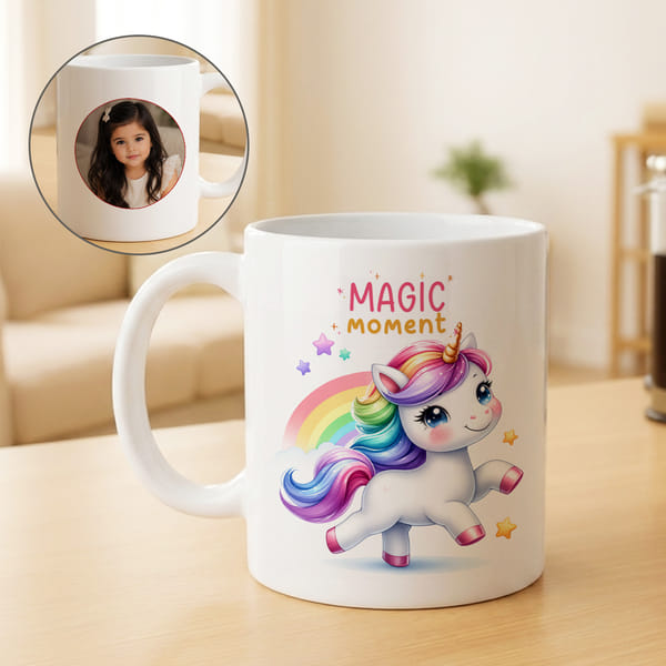 Personalized Rainbow Unicorn Mug