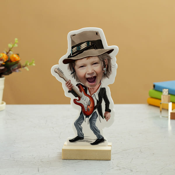 Personalized Rockstar Caricature for Boys