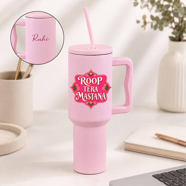 Personalized Roop Tera Mastana Stainless Steel Tumbler