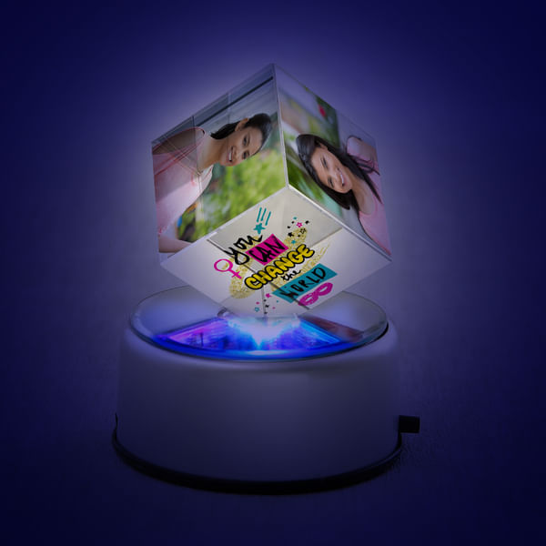 Personalized rotating crystal