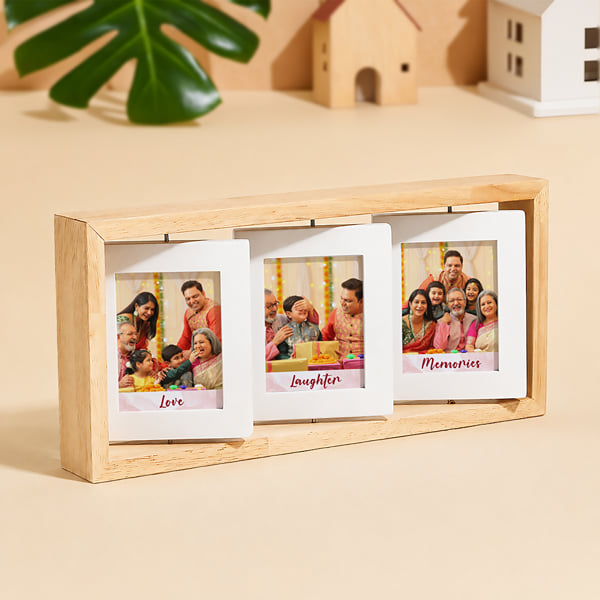 Personalized Rotating Diwali Photo Frame