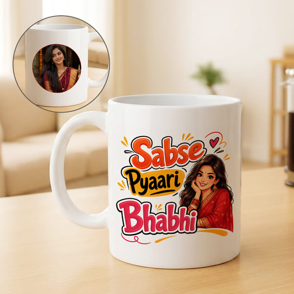 Personalized Sabse Pyaari Bhabhi Coffee Mug