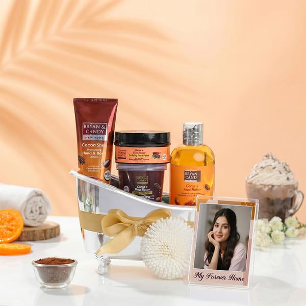 Personalized Self-Care Rakhi Gift Set For Sister