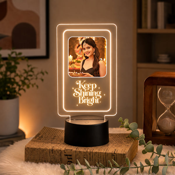 Personalized Shine Bright LED Lamp
