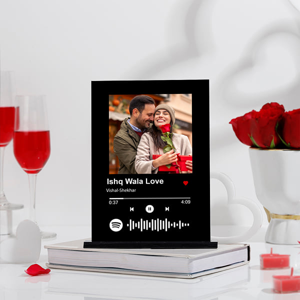 Personalized Spotify Couple Photo Frame