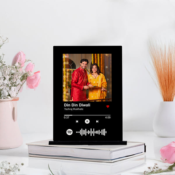 Personalized Spotify Photo Frame for Diwali