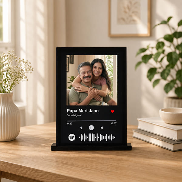 Personalized Spotify Photo Frame for Father's Day