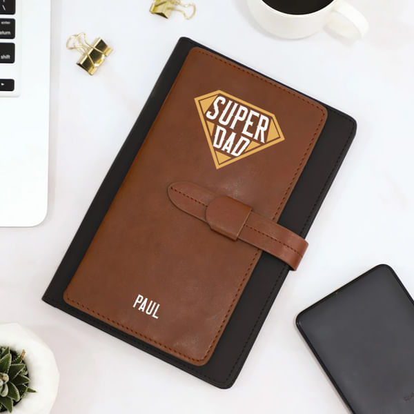 Personalized Super Dad Diary