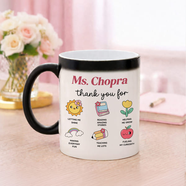 Personalized Teacher's Day Magic Mug