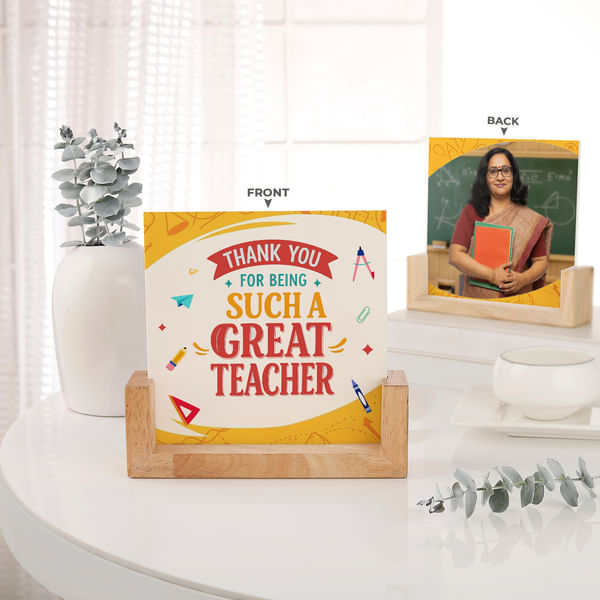 Personalized Teacher's Day Sandwich Frame