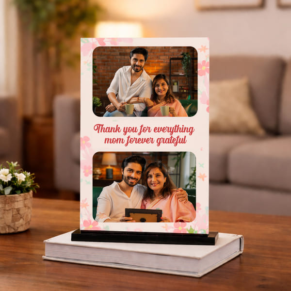 Personalized Thank You Mom Photo Frame