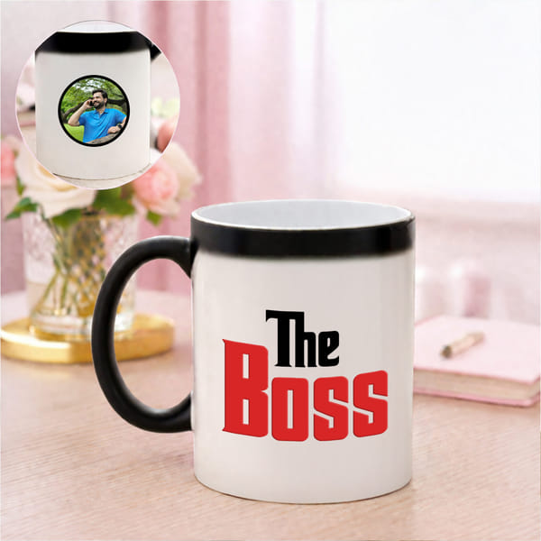 Personalized The Boss Mug for Father's Day
