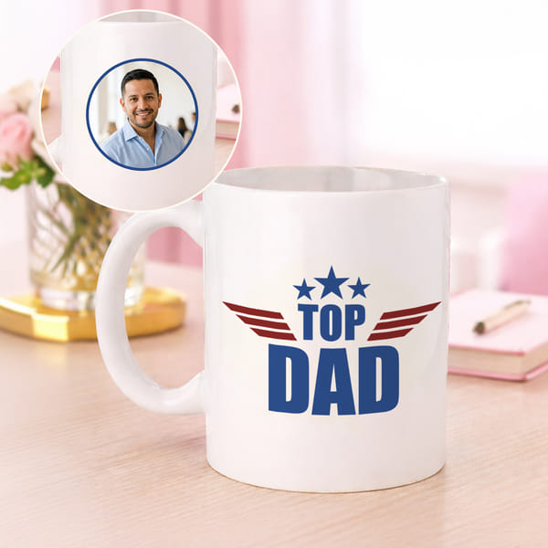 Personalized Top Dad Mug for Father's Day