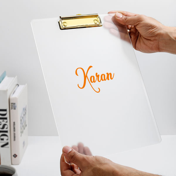 Personalized Translucent Writing Pad