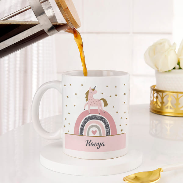 Personalized Unicorn Mug For Kids