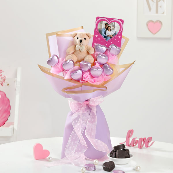 Personalized Valentine's Day Fridge Magnet Bouquet