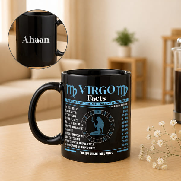 Personalized Virgo Facts Mug