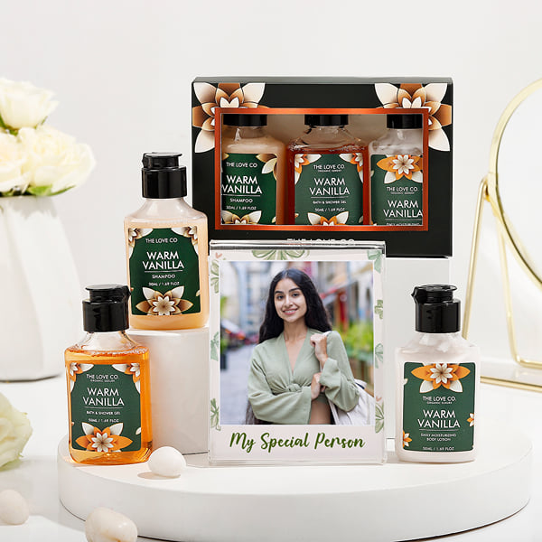 Personalized Warm Vanilla Hamper