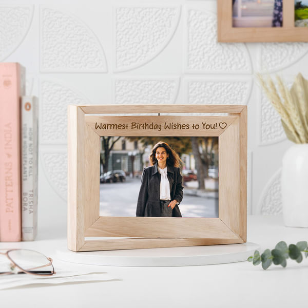 Personalized Warmest Birthday Wishes To You Photo Frame