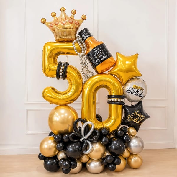 Personalized Wishkey Baloon Arrangement