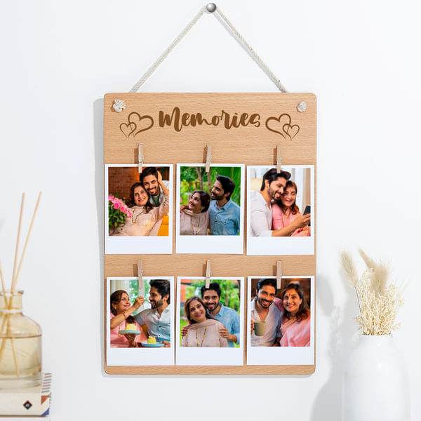Personalized Wooden Photo Board For Mom
