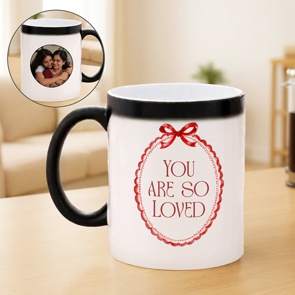 Personalized You Are Loved Daughter Magic Mug