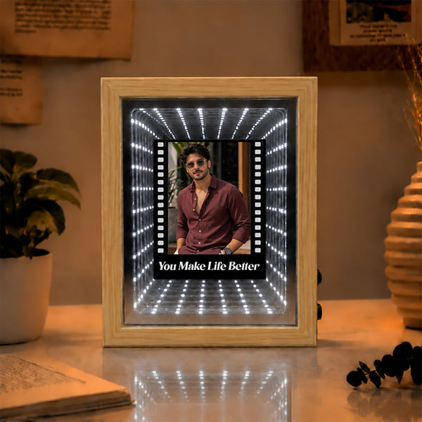 Personalized You Make Life Better Infinity Frame