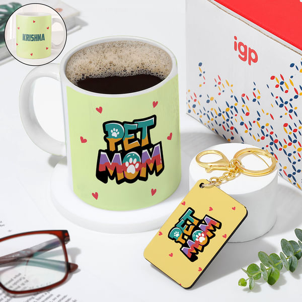 Pet Mom Personalized Mother's Day Gift Combo