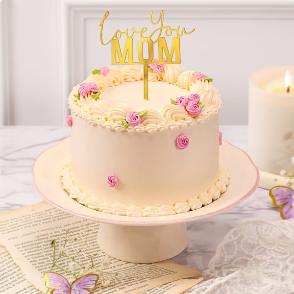 Pineapple Blossom Cake for Mom