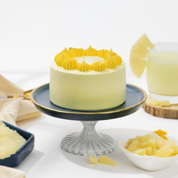 Pineapple Cloud Cake