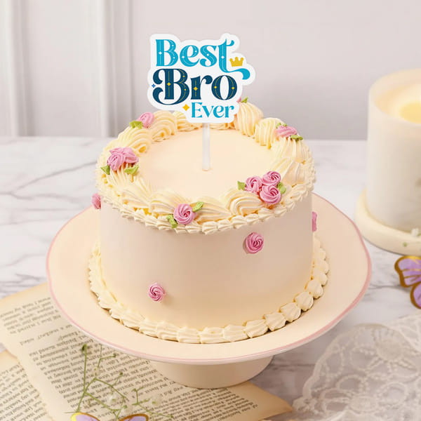 Pineapple Floral Bento Cake For Brother
