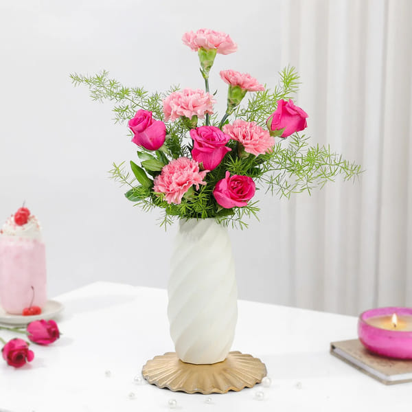 Pink Blooms Floral Arrangement