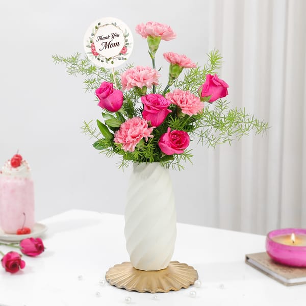 Pink Blooms Mother's Day Arrangement