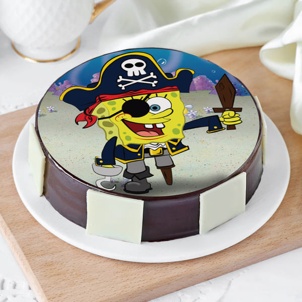 Pirate Spongebob Cake
