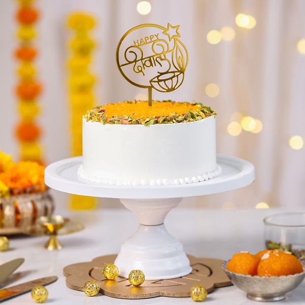 Pistachio & Motichoor Fusion Cake (300 Gm)