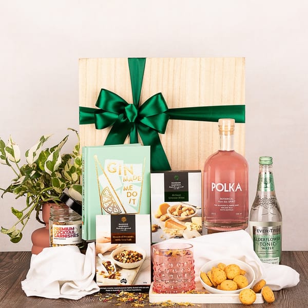 Polka Non-Alcoholic Gin and Tonic Fruit Basket